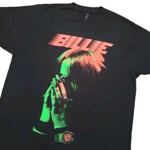 2020 Billie Eilish Where Do We Go? World Tour Sz Large Black T-Shirt Concert